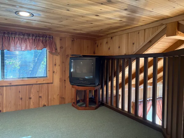 a view of hallway with washer and dryer