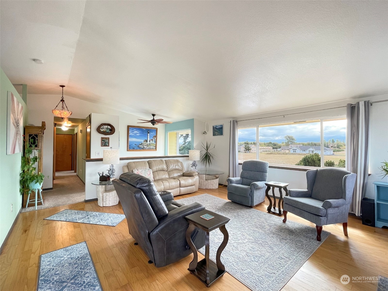 190 Greywolf Road Sequim, WA 98382 - Photo 5 of 40 a living room with furniture and a large window