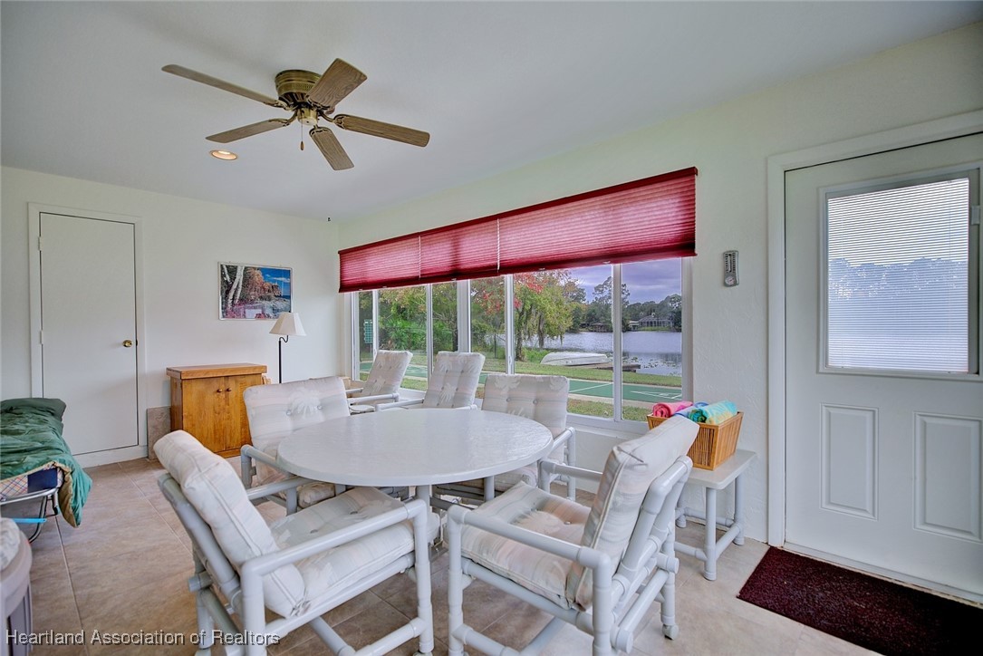 1815 Key Lake Drive Sebring, FL 33875 - Photo 28 of 41 a view of a dining room with furniture window and outside view