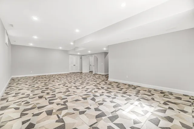 a big room with a natural light