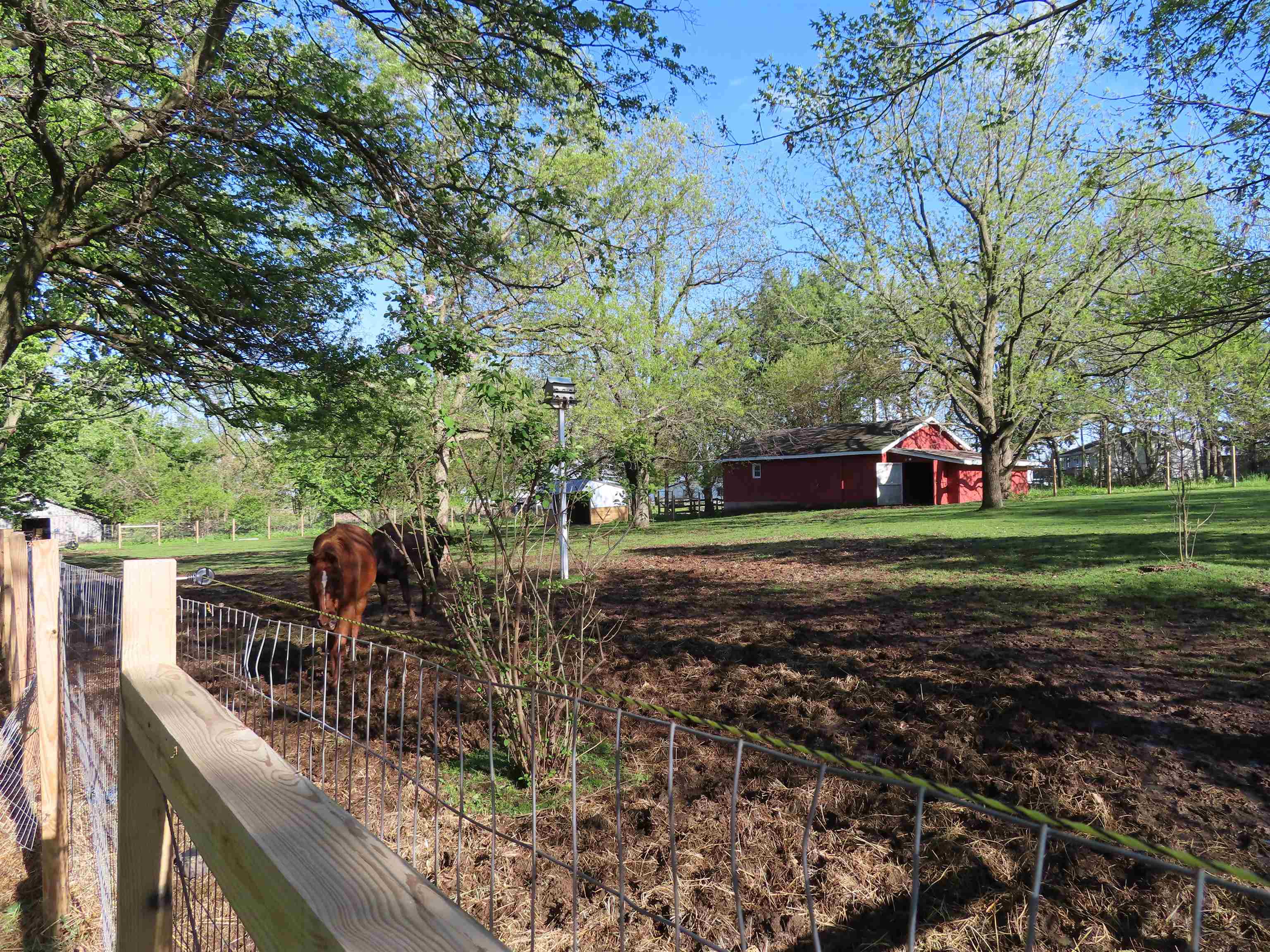 5515 Rotary Road Cherry Valley, IL 61016 - Photo 16 of 31 a view of a house with backyard