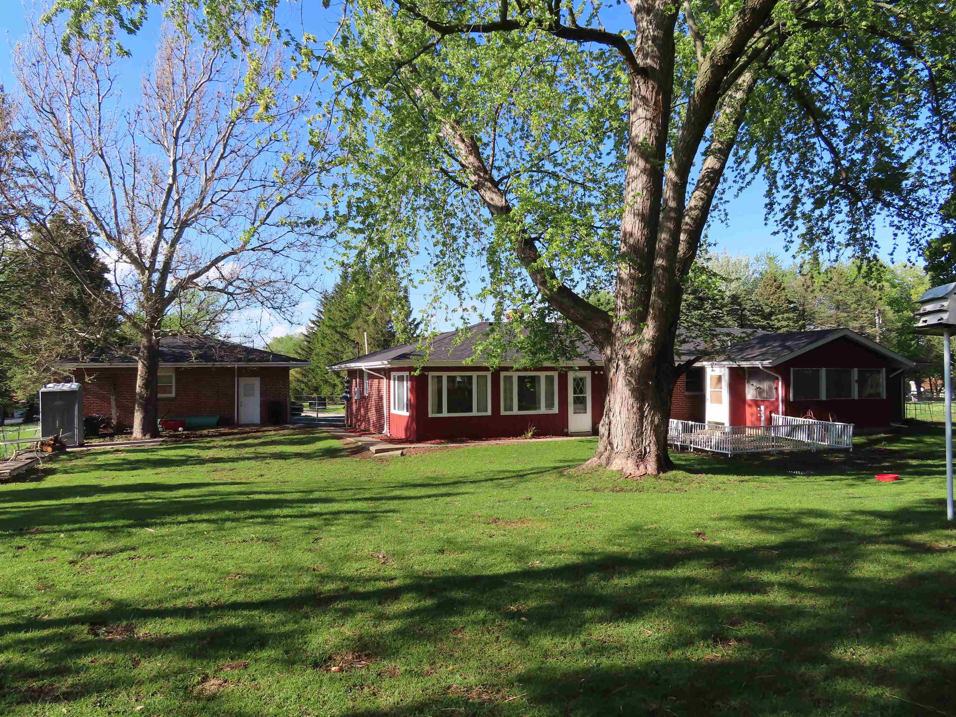 5515 Rotary Road Cherry Valley, IL 61016 - Photo 10 of 31 a front view of house with yard outdoor and green space