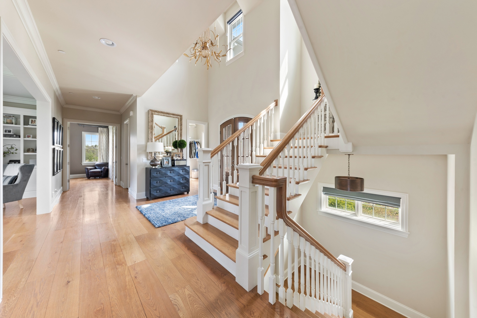 26070 West Sunset Road Barrington, IL 60010 - Photo 3 of 30 a view of entryway and hall with wooden floor