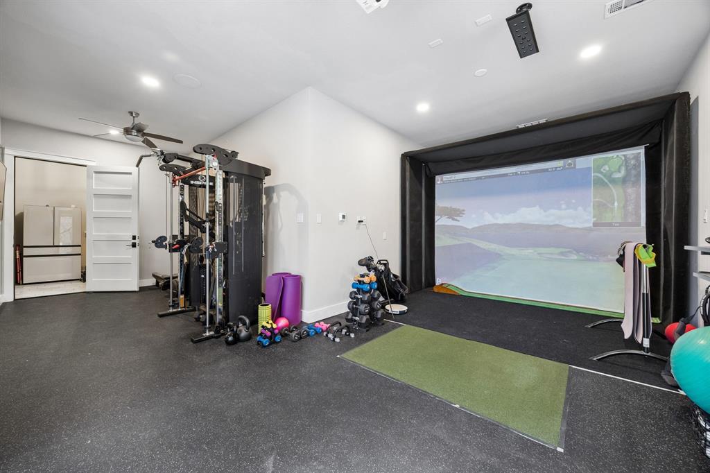 2620 Johnson Road Southlake, TX 76092 - Photo 33 of 39 Golf Simulator in 3rd car garage bay
