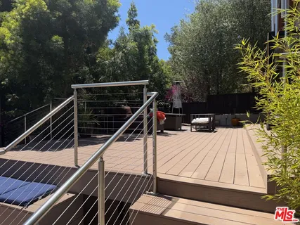 a view of balcony and deck