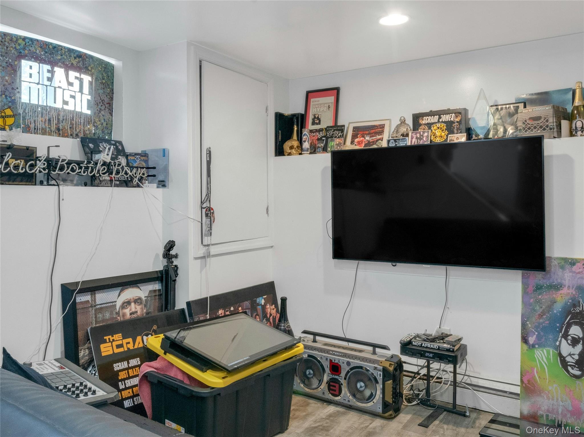 46 Meadow Lane New Rochelle, NY 10805 - Photo 31 of 42 a living room with furniture and a flat screen tv