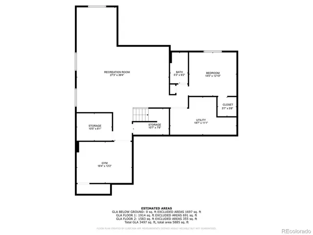 $1,179,000 | 1108 Melting Snow Way, Castle Rock, CO 80109