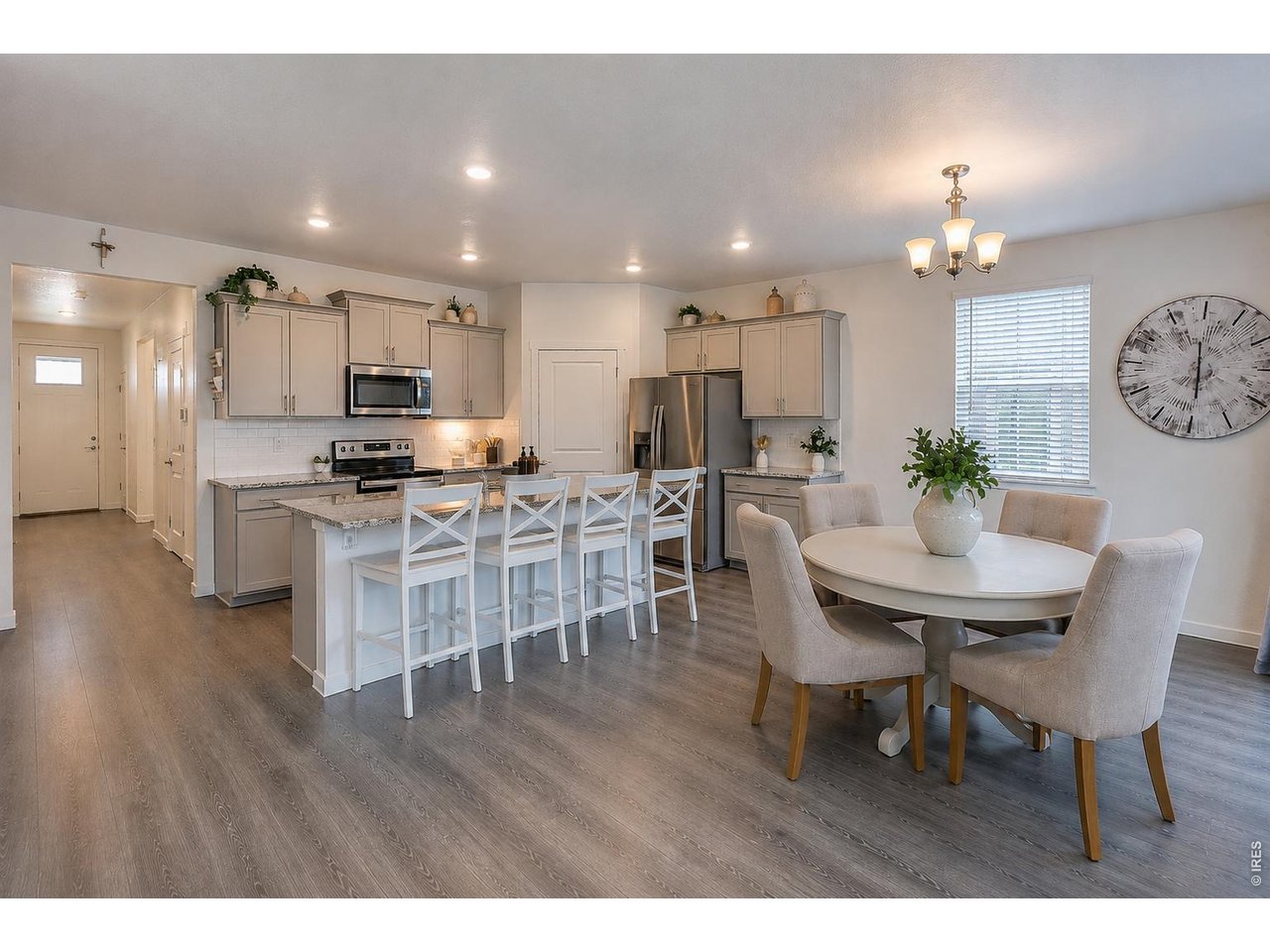 1269 Wild Basin Road Severance, CO 80550 - Photo 15 of 45 Kitchen and dining area-photo virtually enhanced