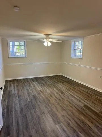 wooden floor in an empty room
