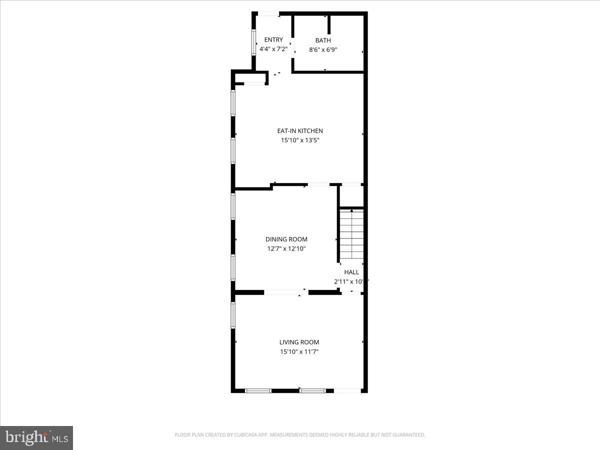208 8th Street Brookhaven, PA 19015 - Photo 28 of 31 a picture of a floor plan