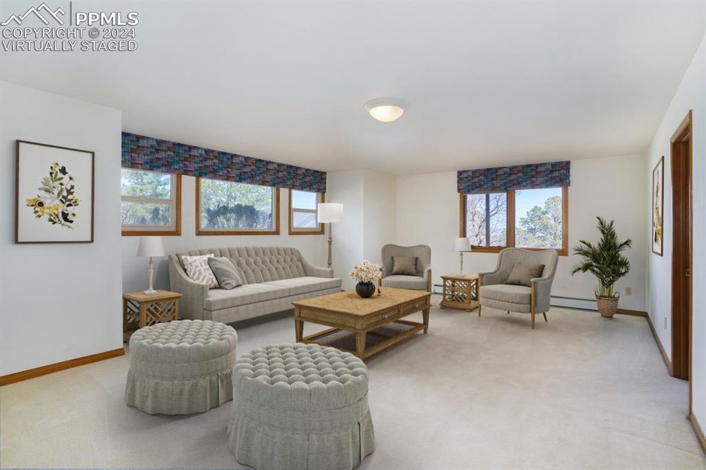 4315 Star Ranch Road Colorado Springs, CO 80906 - Photo 20 of 47 a living room with furniture and a large window