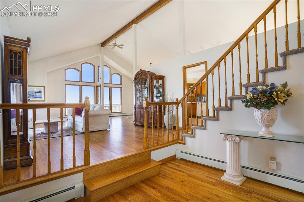 4315 Star Ranch Road Colorado Springs, CO 80906 - Photo 7 of 47 a view of an entryway and wooden floor
