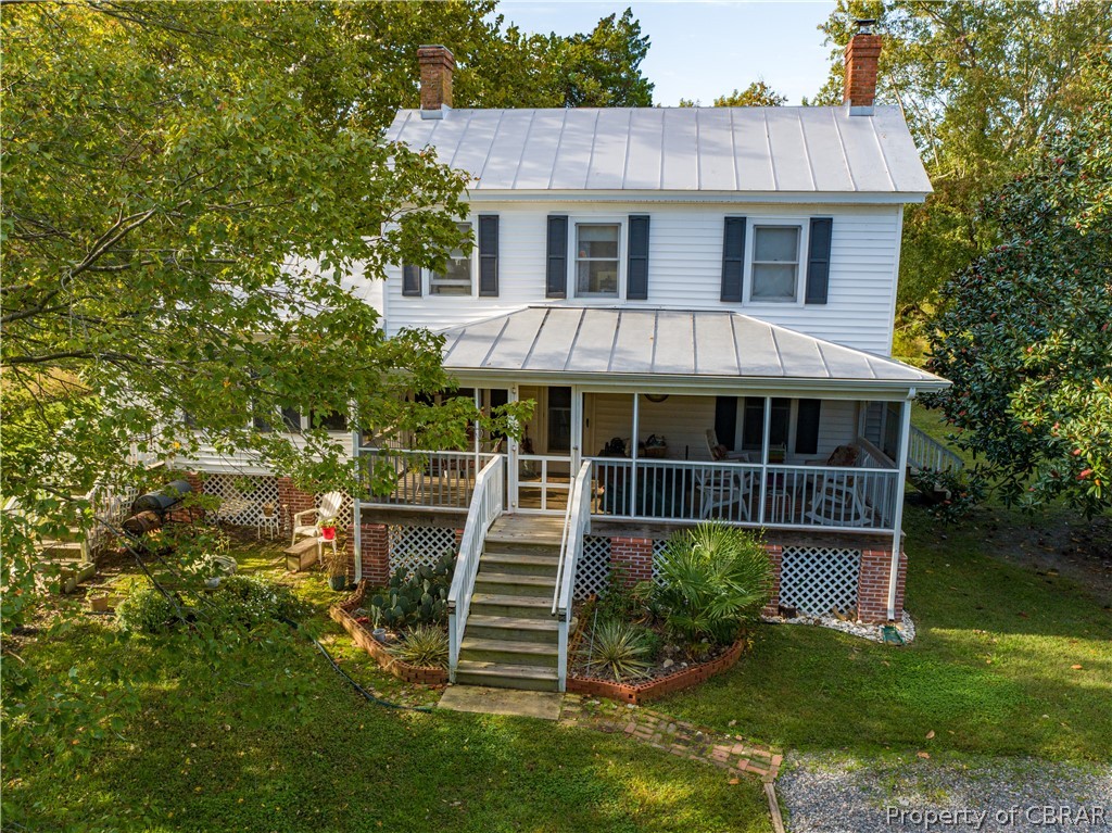 186 Aarons Bch Road Diggs, VA 23045 - Photo 2 of 40 Large screened in porch for summer nights
