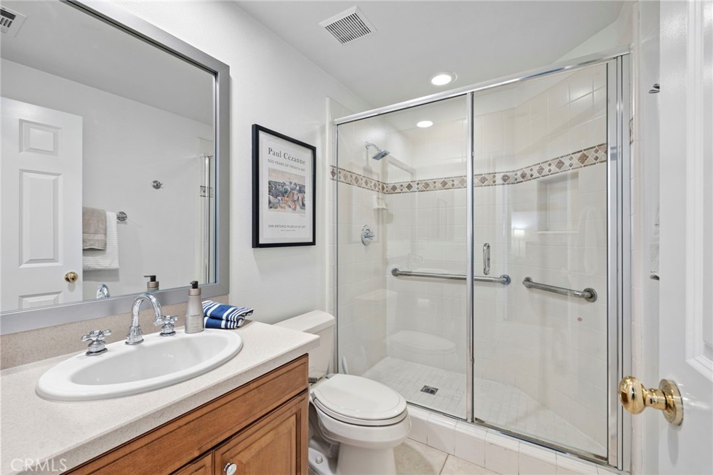 15 Mason Lane Ladera Ranch, CA 92694 - Photo 16 of 40 a bathroom with a sink toilet and shower