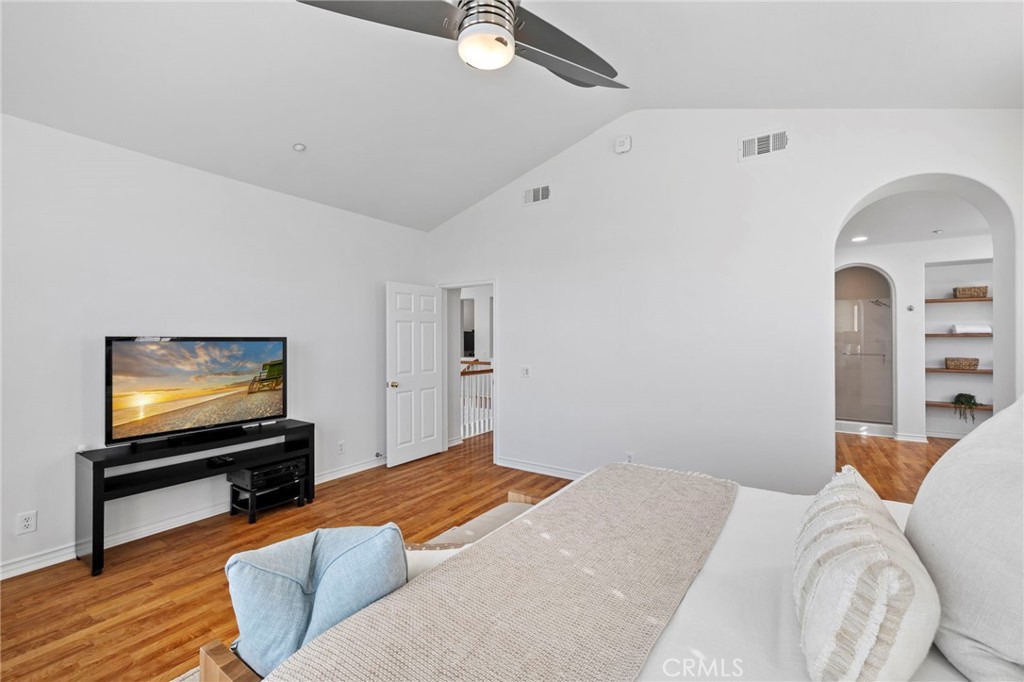 15 Mason Lane Ladera Ranch, CA 92694 - Photo 20 of 40 a bedroom with a bed and a flat screen tv