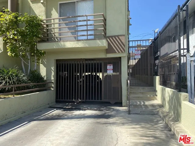 a view of a entryway door of the building