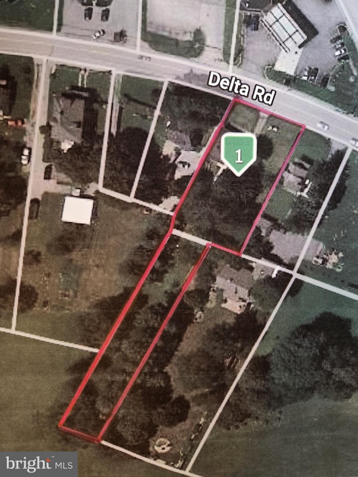 782 Delta Road Red Lion, PA 17356 - Photo 8 of 56 Overview of both parcels. Large rear lot! (approx)