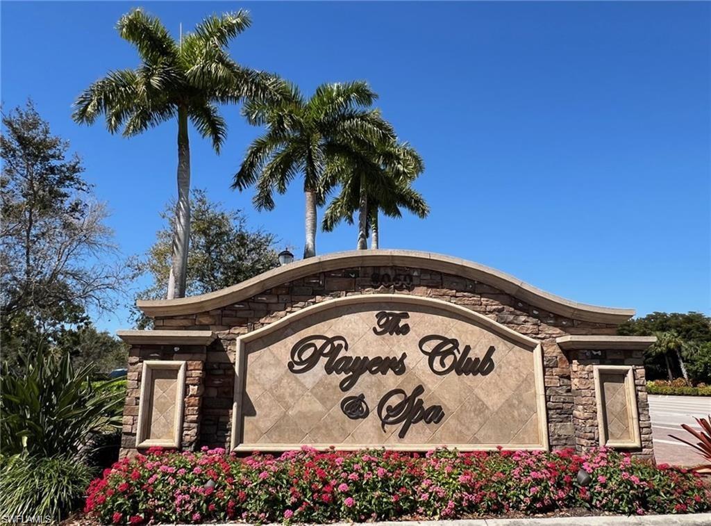 8967 Lely Island Circle Naples, FL 34113 - Photo 44 of 46 a view of sign board with potted plants