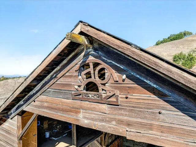 a view of a city with mountains in the background