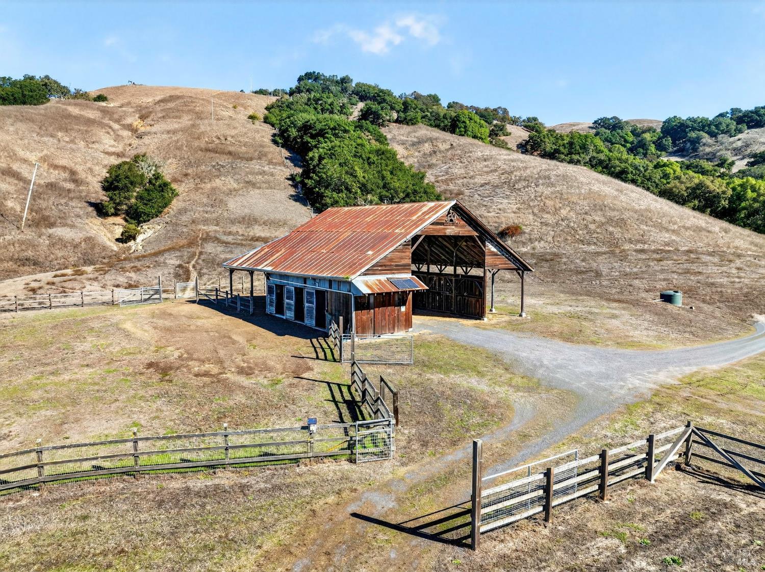 5200 Petaluma Hill Road Santa Rosa, CA 95404 - Photo 10 of 45 a aerial view of a house with large trees