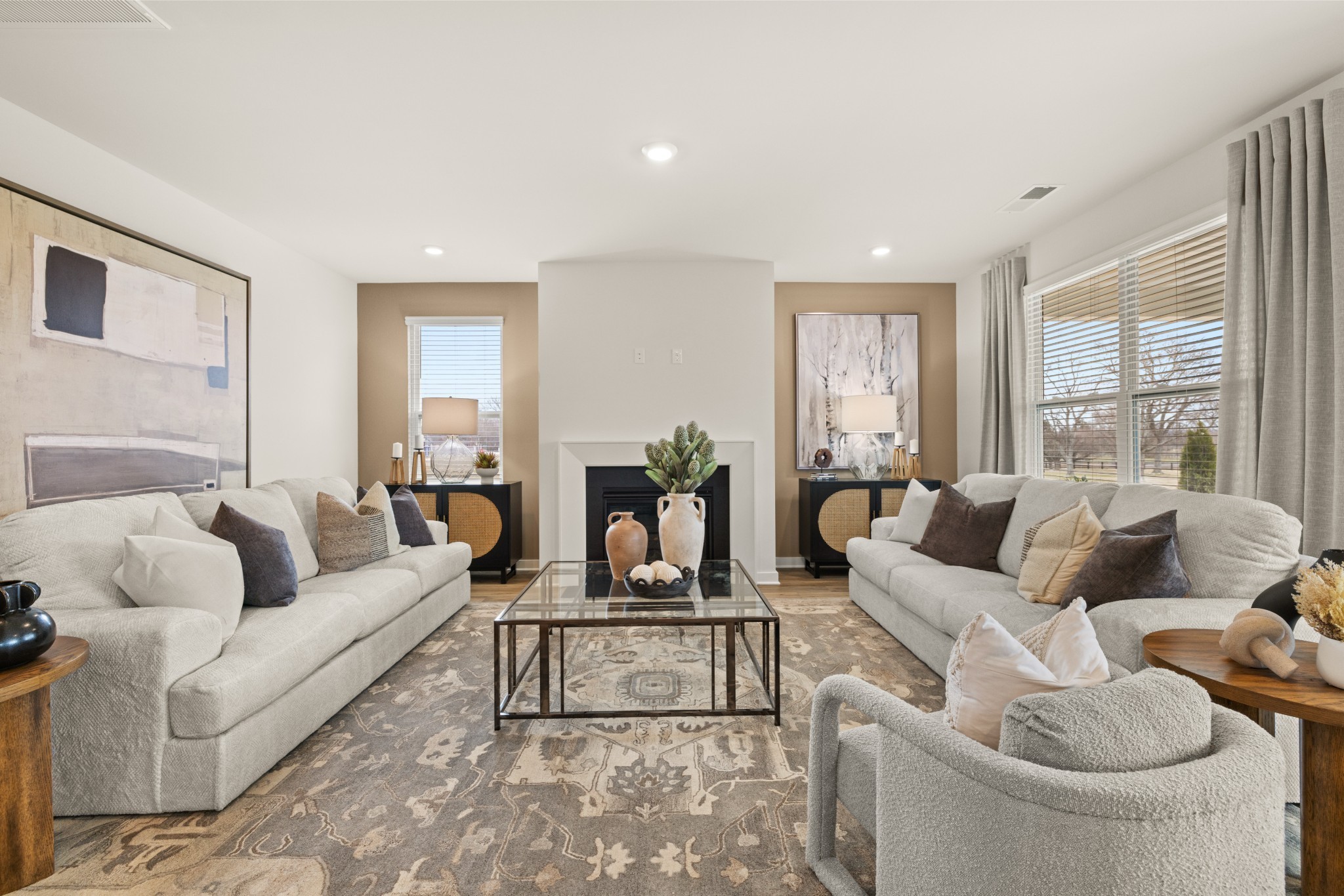 6352 North New Hope Road Hermitage, TN 37076 - Photo 19 of 52 a living room with furniture and a large window