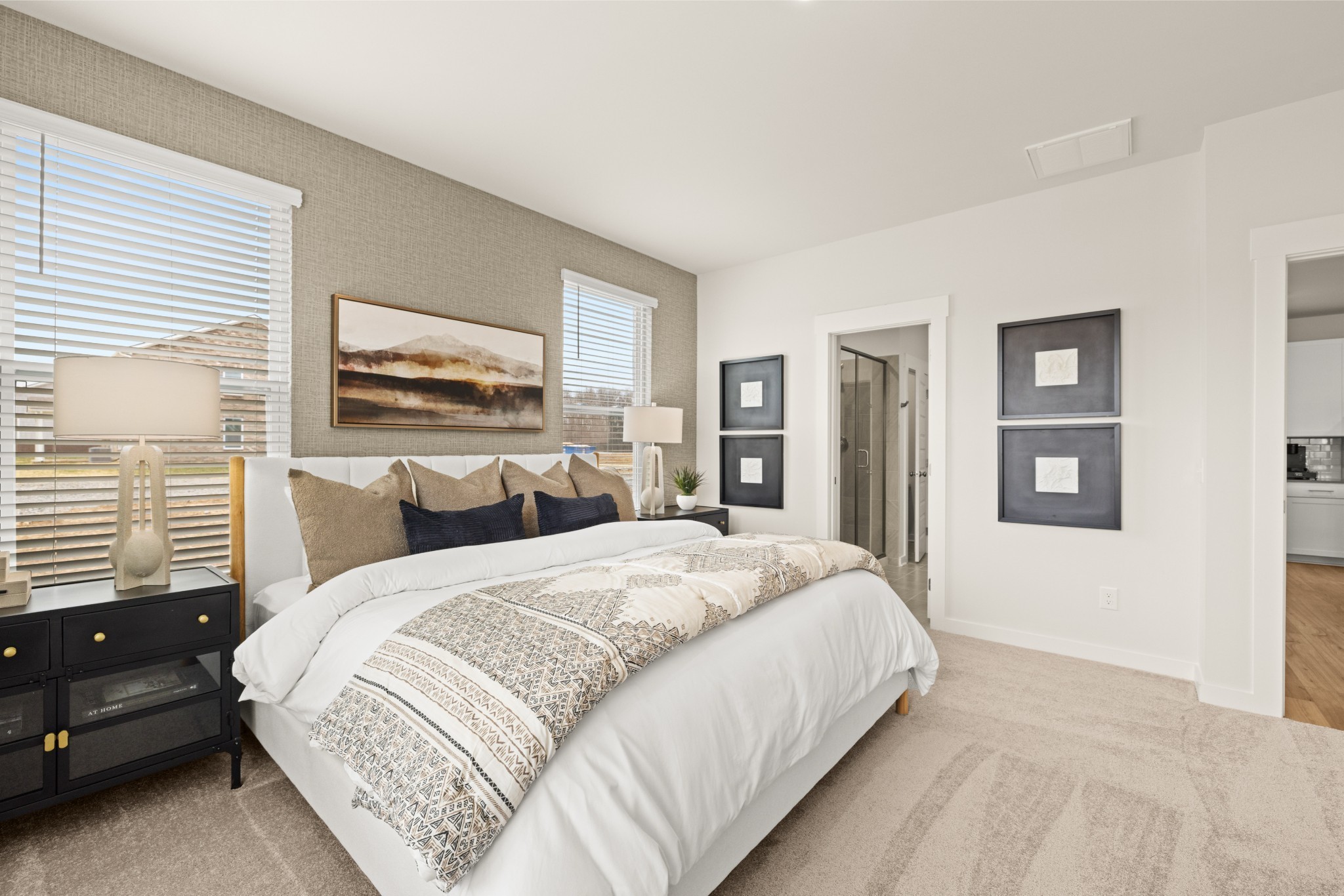 6352 North New Hope Road Hermitage, TN 37076 - Photo 26 of 52 a large bedroom with a bed and large window