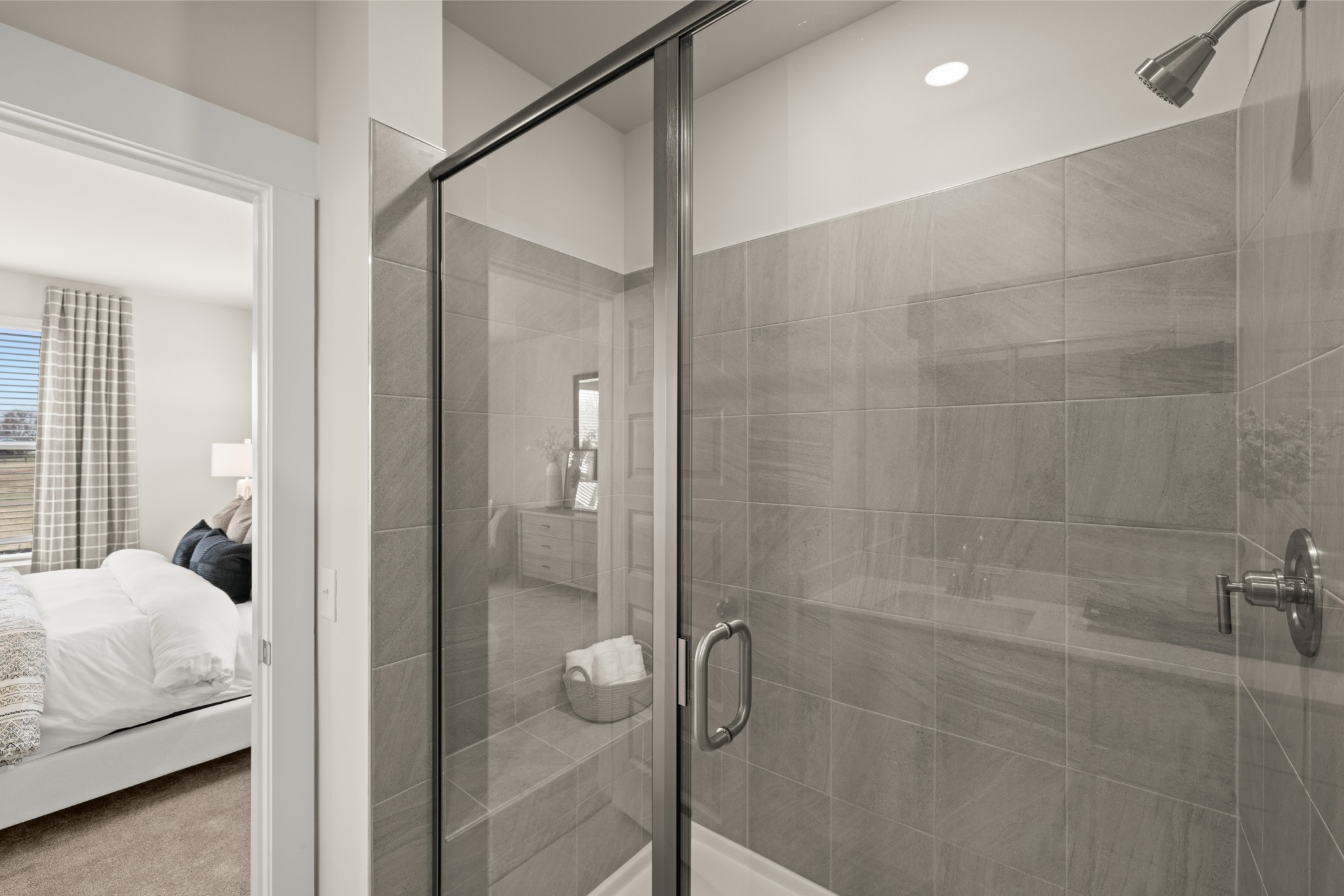 6352 North New Hope Road Hermitage, TN 37076 - Photo 30 of 52 a bathroom with a sink and shower