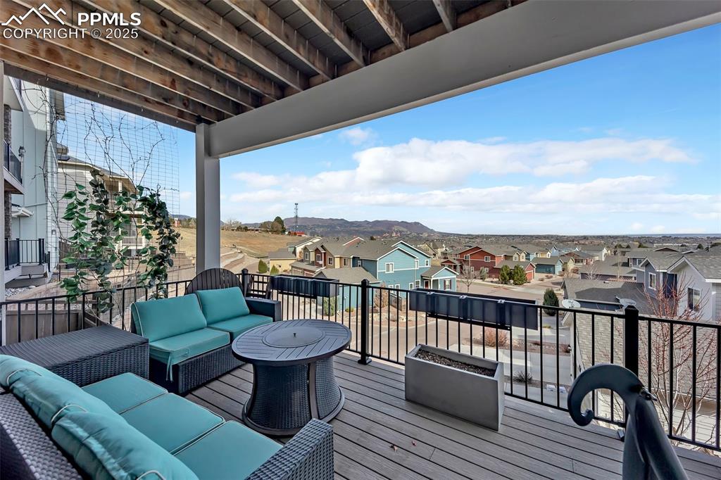 414 Eclipse Drive Colorado Springs, CO 80905 - Photo 39 of 50 Deck with a residential view and an outdoor living space