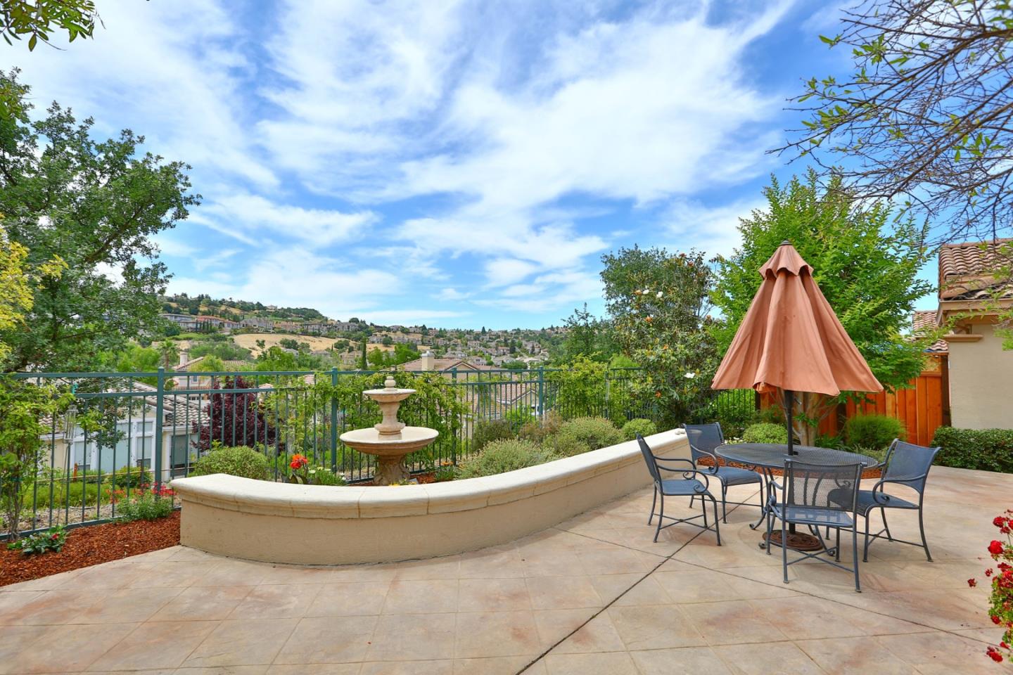 5806 Killarney Circle San Jose, CA 95138 - Photo 21 of 37 a view of a swimming pool with a lounge chair and a fire pit