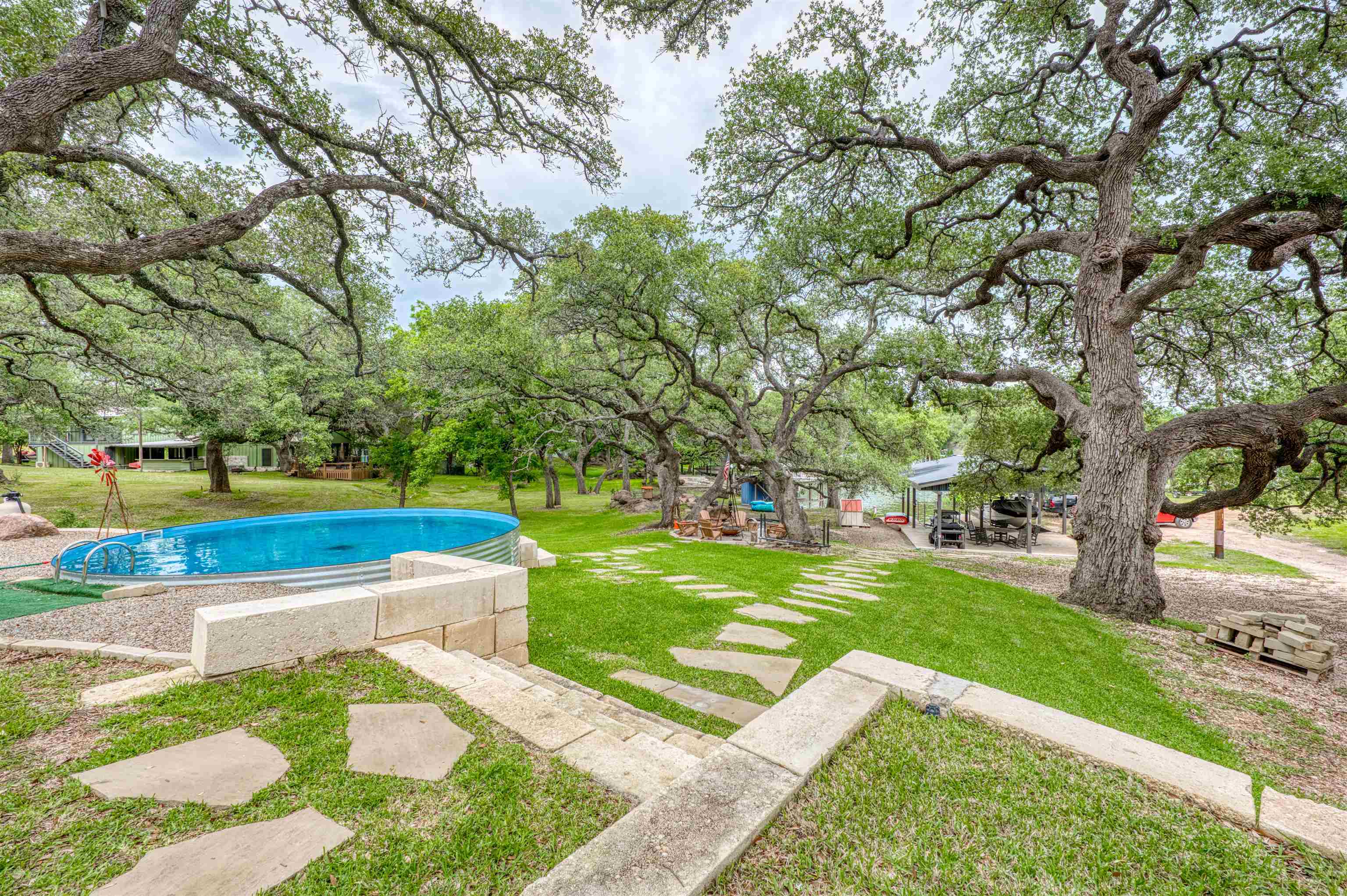 2001 Granite Cove Road Kingsland, TX 78639 - Photo 31 of 42 a view of a park with large trees
