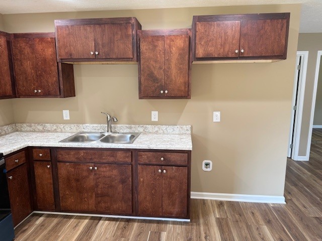 206 Hotel Street Decherd, TN 37324 - Photo 28 of 30 a kitchen with a sink and cabinets