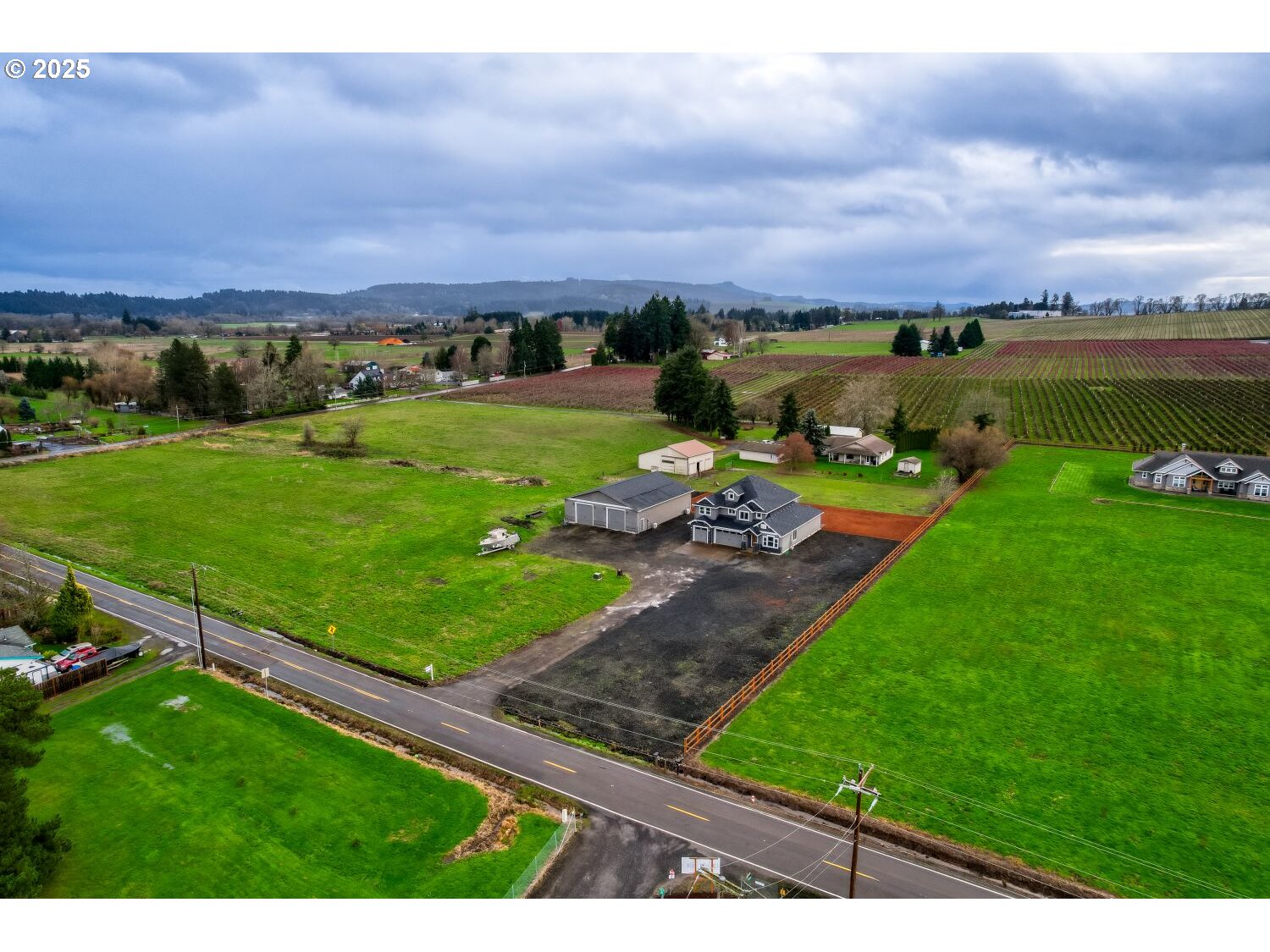 1561 Southwest Stringtown Road Forest Grove, OR 97116 - Photo 38 of 48 a view of a garden with houses
