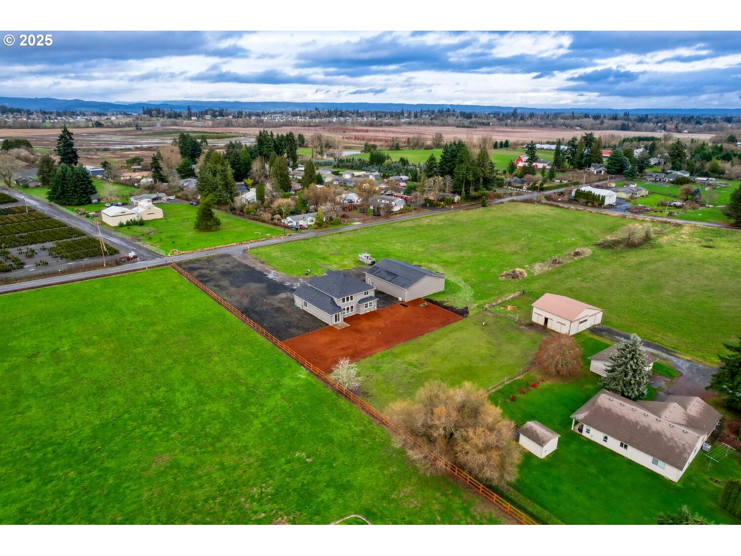 1561 Southwest Stringtown Road Forest Grove, OR 97116 - Photo 40 of 48 a view of a city with a yard