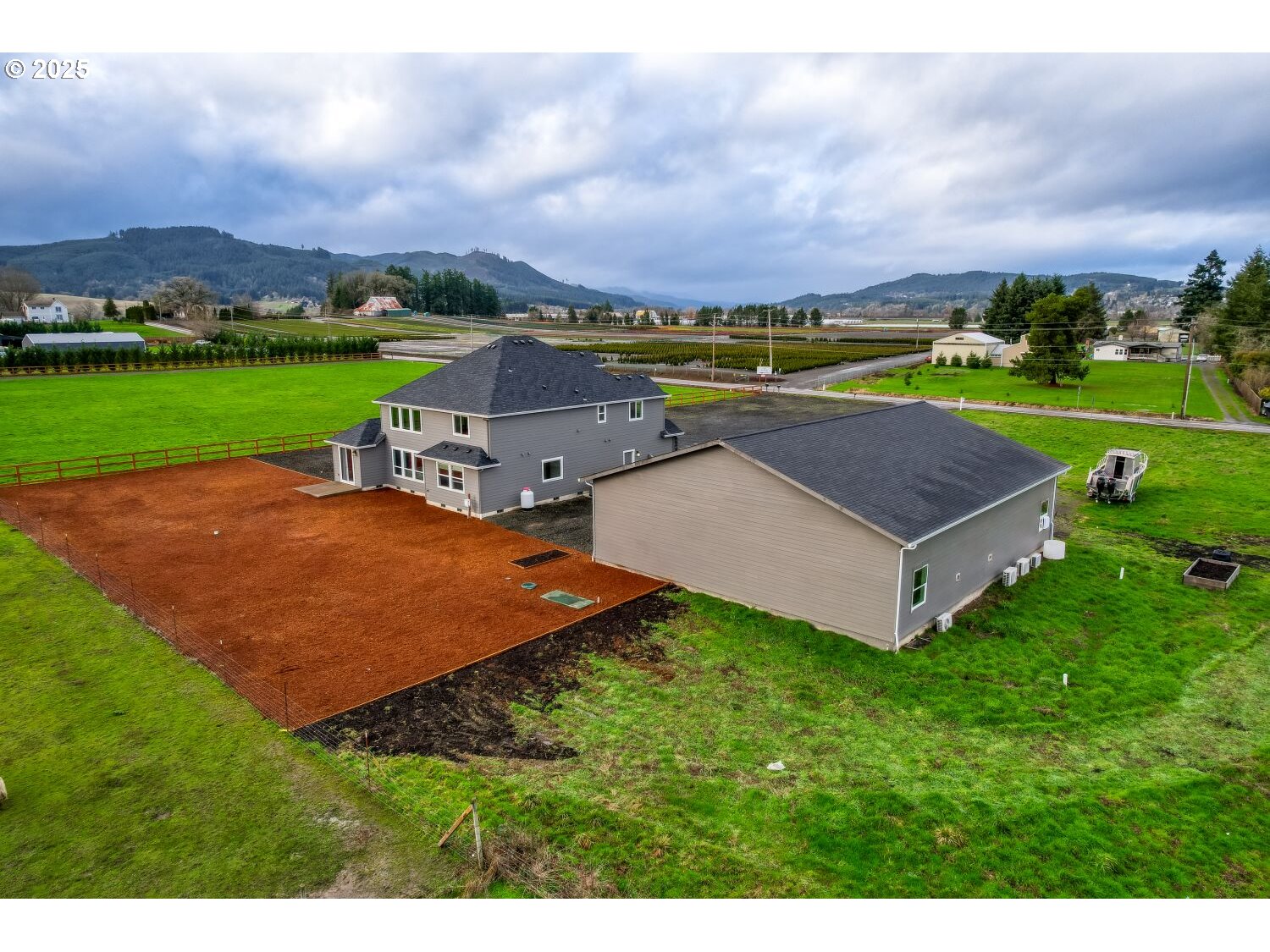 1561 Southwest Stringtown Road Forest Grove, OR 97116 - Photo 42 of 48 a view of a big yard with swimming pool and green space
