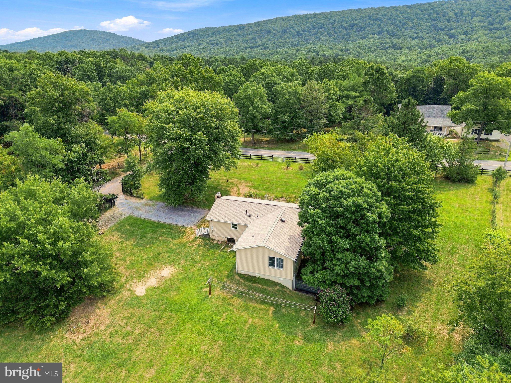852 McDonald Road Winchester, VA 22602 - Photo 49 of 59 Aerial View showing driveway
