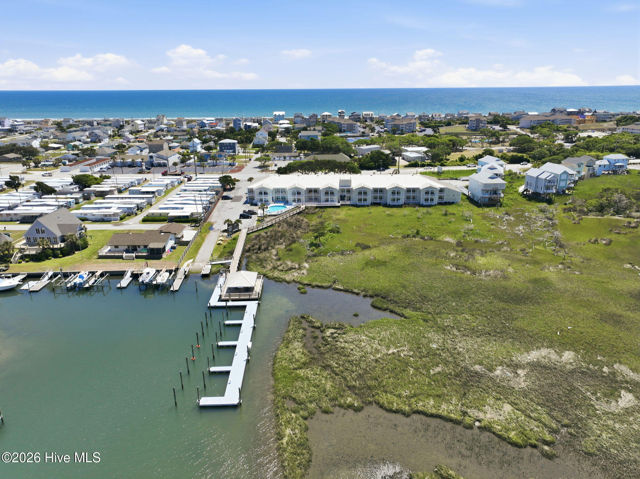 602 West Fort Macon Road, Unit 218 Atlantic Beach, NC 28512 - Photo 41 of 44 Aerial