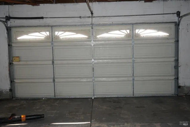 a view of a room with rack on the wall