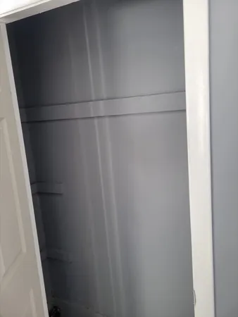 a close up view of a rack