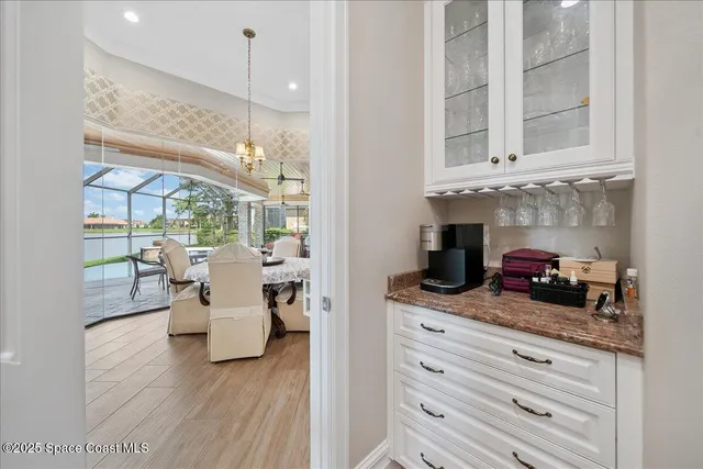 a room with storage and utility