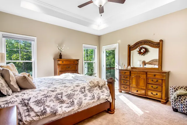 a bathroom with shower and bathtub