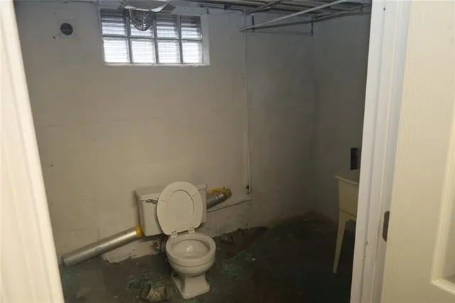 a view of storage and utility room