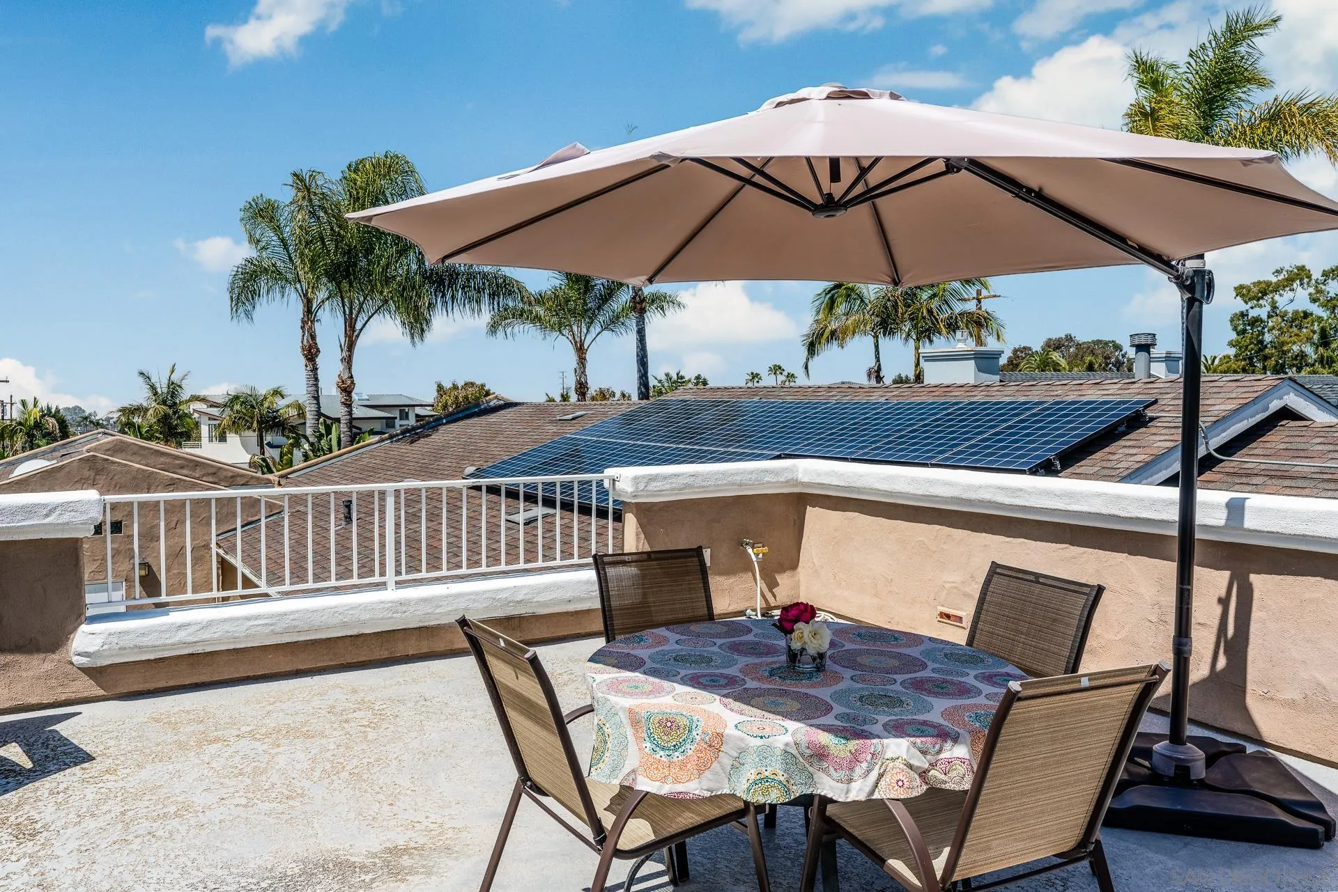 1269 Rainbow Ridge Lane Encinitas, CA 92024 - Photo 25 of 27 a view of balcony with outdoor seating and wooden floor