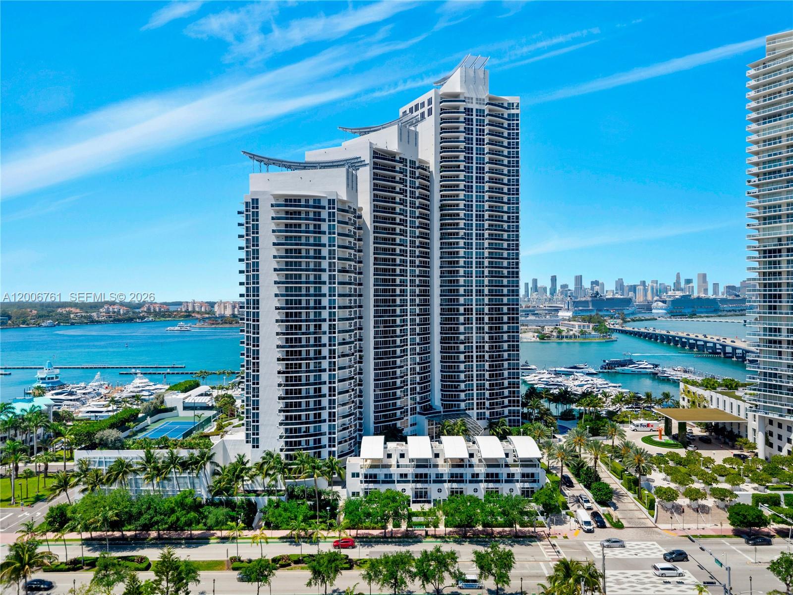 400 Alton Road, Unit TH1A Miami Beach, FL 33139 - Photo 29 of 32 a view of a city with tall buildings