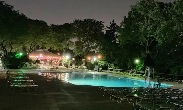 a view of a street with houses on both side