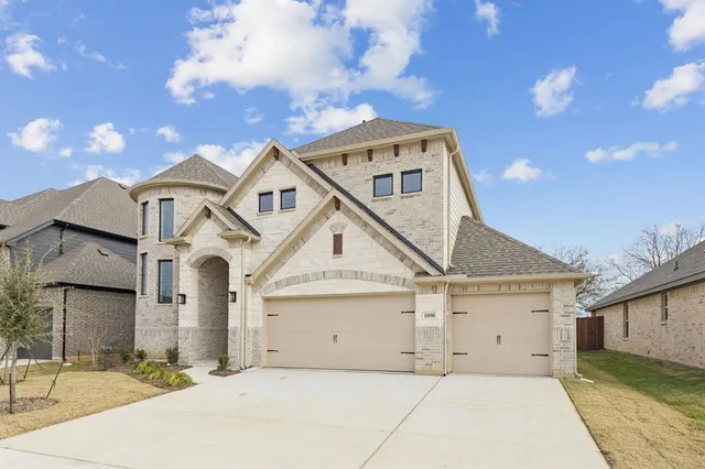 a view of a white house