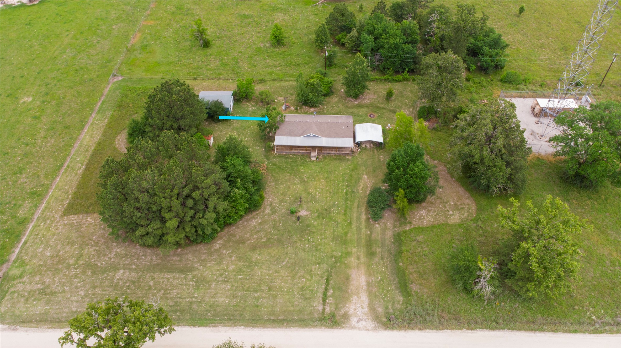 view of an outdoor space and a yard