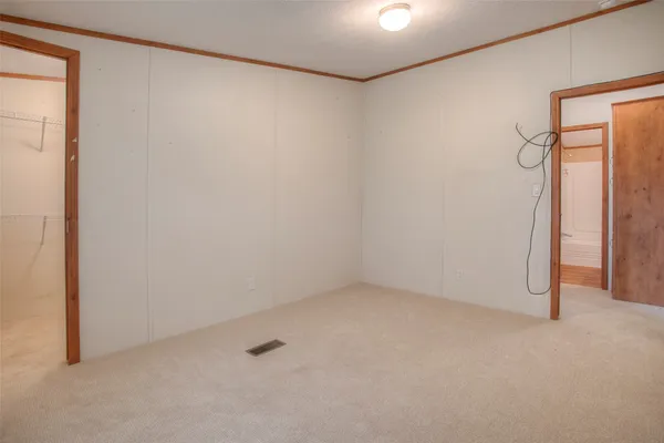 a view of an empty room