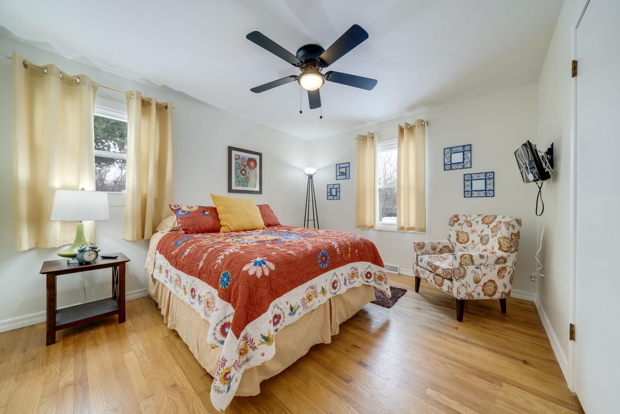5393 Lakecrest Road Caledonia, IL 61011 - Photo 22 of 40 a bedroom with a bed and window