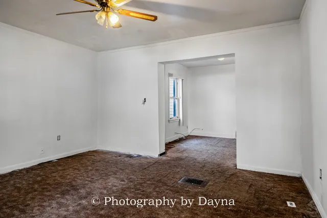 a view of an empty room