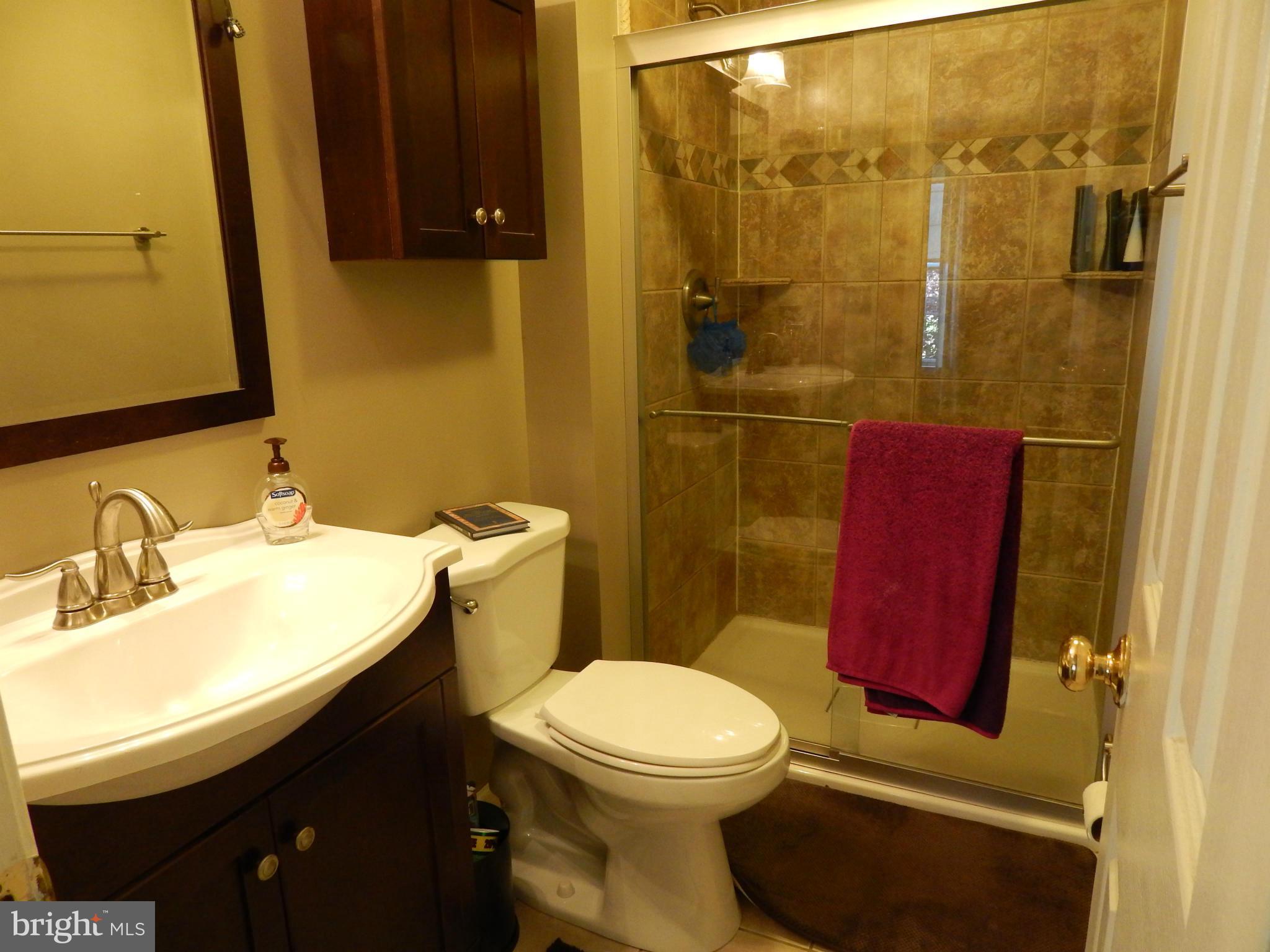 7799 Paddock Way Baltimore, MD 21244 - Photo 10 of 27 a bathroom with a sink a toilet and shower